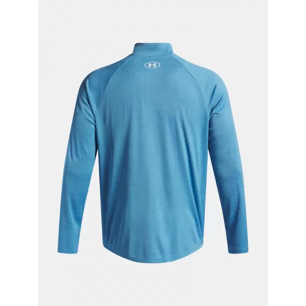  Férfi póló UNDER ARMOUR UA TECH TEXTURED 1/2 ZIP 1382797-453 KÉK 