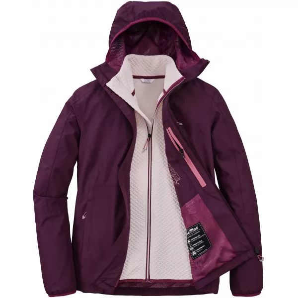  Női kabát KILLTEC KOS 73 43803-452 BURGUNDIA 