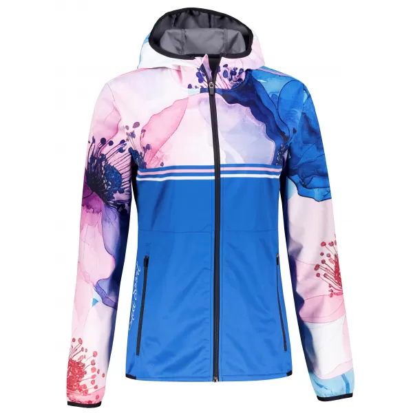  Női prémium softshell kabát ALTISPORT VOJ/ALW117JACK01 KÉK/RÓZSASZÍN 
