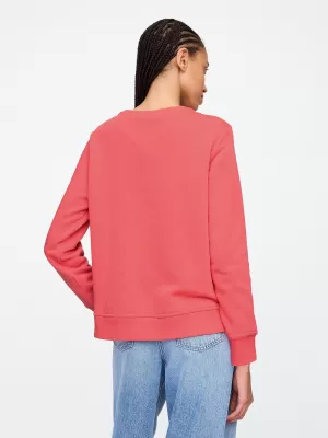 Női pulóver GAP LOGO CREWNECK SWEATSHIRT 744529-02 GÖRÖGDINNYE JÉG