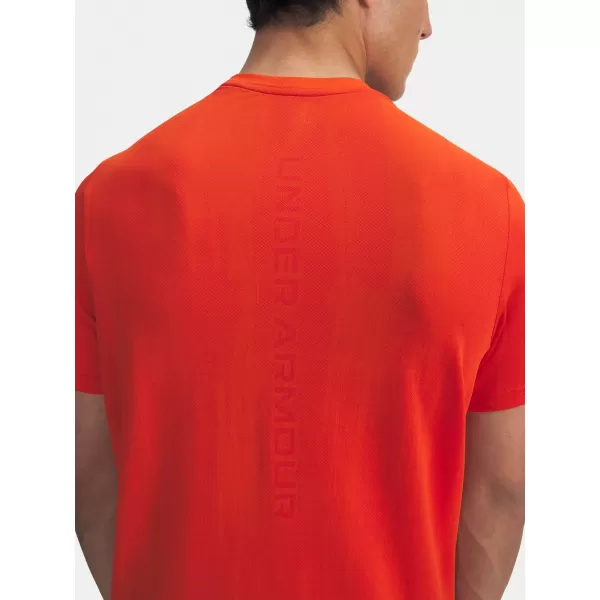  Férfi póló UNDER ARMOUR VANISH SEAMLESS NOVELTY SS 1388129-844 NARANCS 