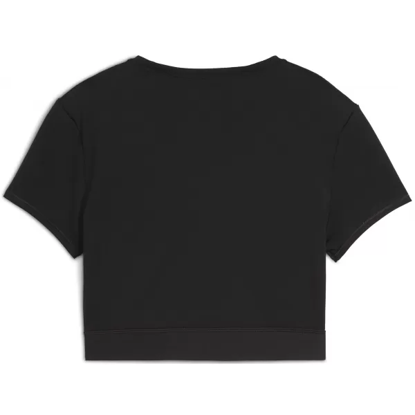  Női póló PUMA W STRONG TEE - SHORT 526805-01 PUMA FEKETE 