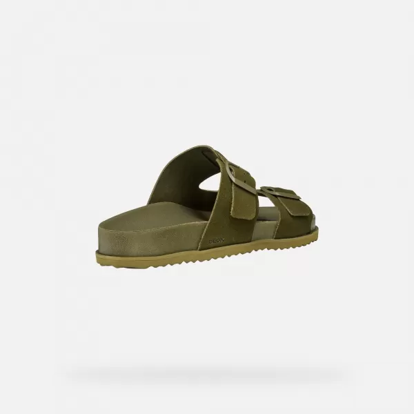  Férfi papucs GEOX PARNAIBA G014431 KHAKI 