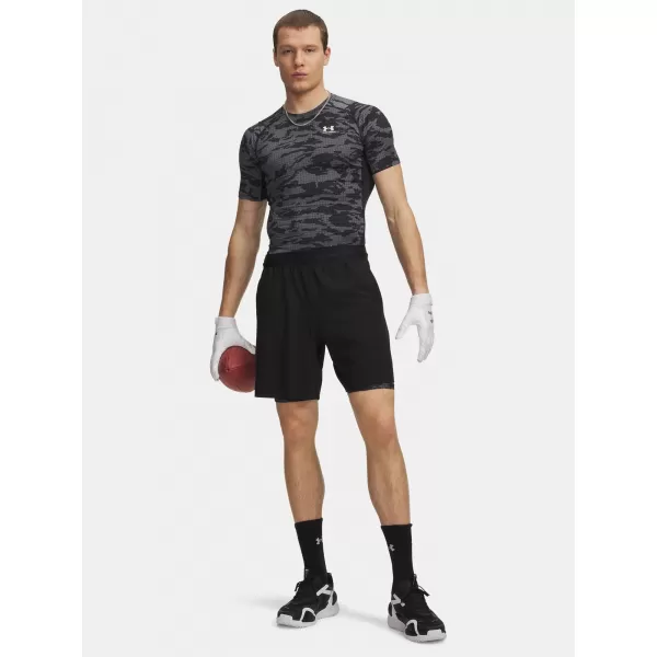  Férfi rövidnadrág UNDER ARMOUR HG PRINTED LNG SHORT 6009658-001 FEKETE 