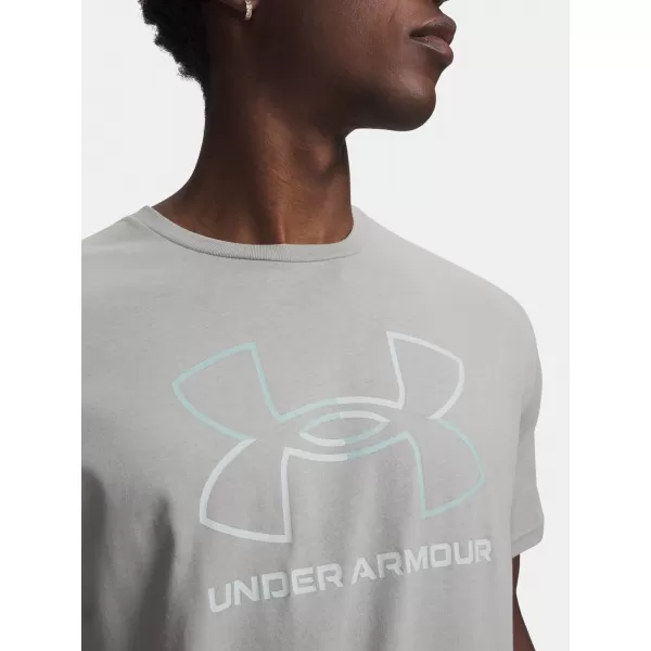  Férfi póló UNDER ARMOUR UA GL FOUNDATION UPDATE SS 1382915-069 SZÜRKE 