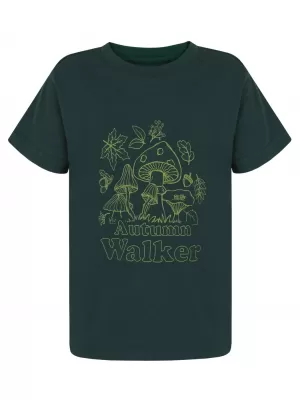 Gyermek póló HUSKY TEE MUSHROOM K SÖTÉTZÖLD