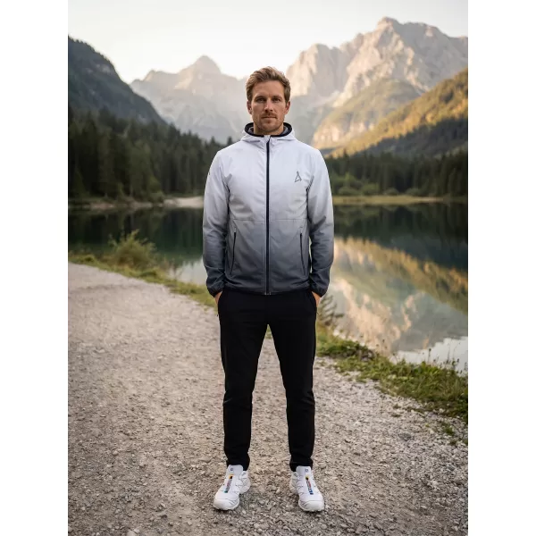  Férfi prémium softshell kabát ALTISPORT VOJ/ALM126JACK01 FEKETE-FEHÉR 