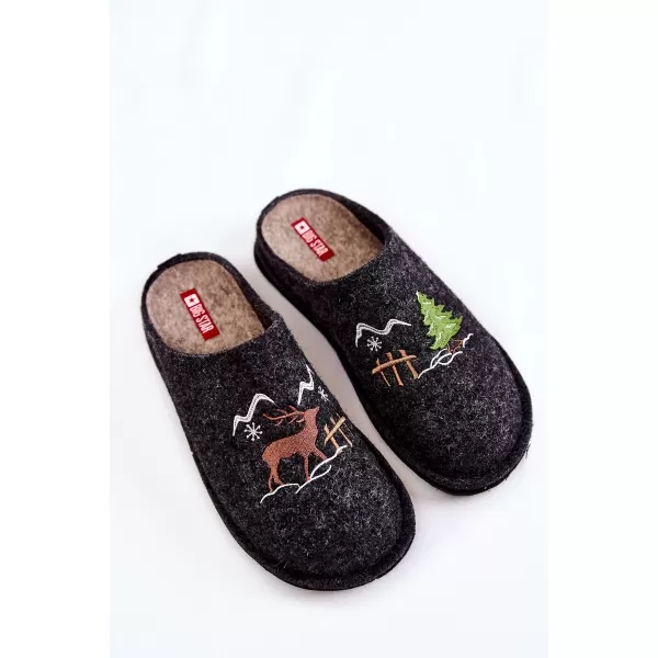  Női papucs BIG STAR KK276018 BLACK/BEGE Big Star Shoes 