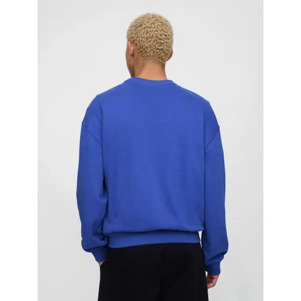  Férfi pulóver GAP CLASSIC LOGO SWEATSHIRT 744748-02 VAKÍTÓ KÉK 