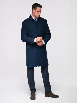 Férfi kabát OMBRE OM-COWC-0135 SÖTÉTKÉK