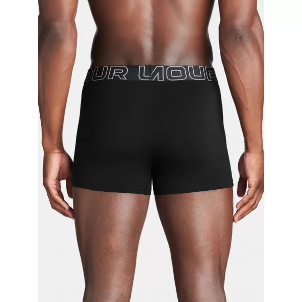  Férfi boxerek UNDER ARMOUR M UA PERF COTTON 3IN FEKETE 