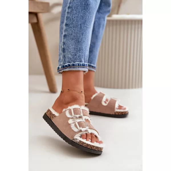  Női papucs BOTO EZILENA 33315 KHAKI 