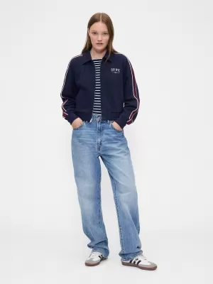Női kabát GAP LOGO TRACK JACKET 799269-01 HADITENGERÉSZET EGYENRUHA