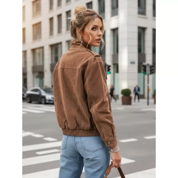  Női kabát DSTREET TY5644 BARNA 