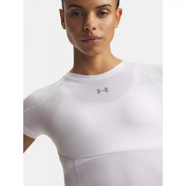  Női póló UNDER ARMOUR HEATGEAR ELITE SS 6015368-100 FEHÉR 