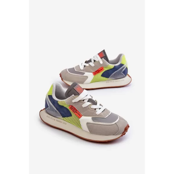  Férfi tornacipő BIG STAR NN174344 GREY Big Star Shoes 