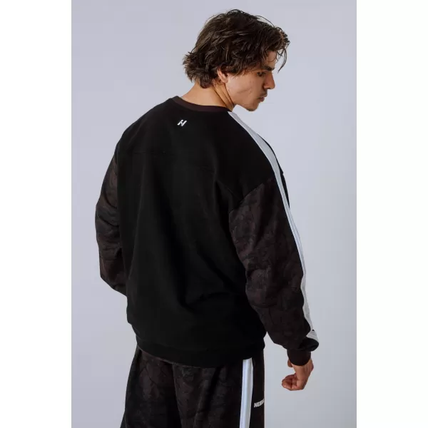  Laza szabású kapucnis POWER 903 DARK BROWN CAMO Nebbia 