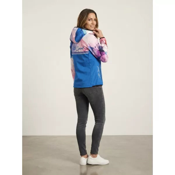  Női prémium softshell kabát ALTISPORT VOJ/ALW117JACK01 KÉK/RÓZSASZÍN 