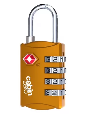 Zár CABINZERO TSA Travel Lock NARANCSOS HIDEG