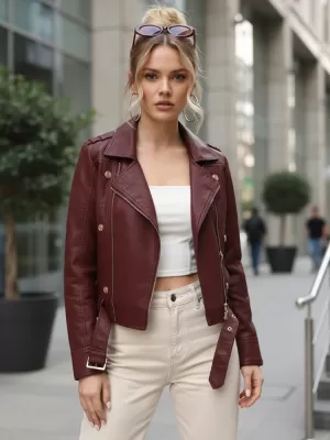 Női kabát DSTREET TY5640 PIROS