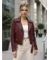 Női kabát DSTREET TY5640 PIROS