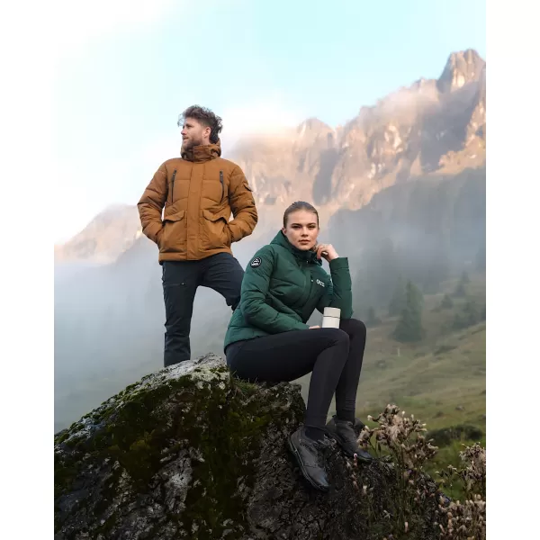  Férfi téli kabát NORDBLANC FYRN NBWJM8257 PUŠTÍK BARNA 