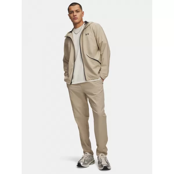  Férfi sportnadrág UNDER ARMOUR UA UNSTOPPABLE TAPERED PANTS BARNA 