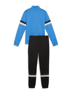 Gyermek készlet PUMA TEAMRISE TRACKSUIT JR 658655_02 IGNITE BLUE/ KÉK/PUMAFEKETE GYÚJTÁS