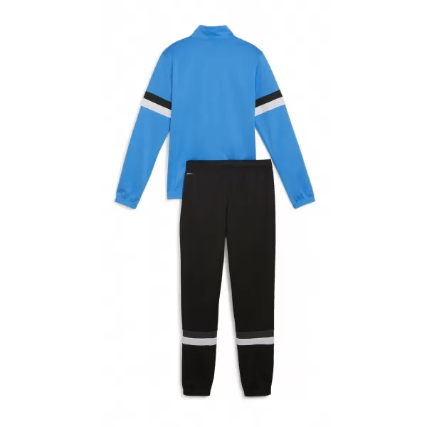  Gyermek készlet PUMA TEAMRISE TRACKSUIT JR 658655_02 IGNITE BLUE/ KÉK/PUMAFEKETE GYÚJTÁS 