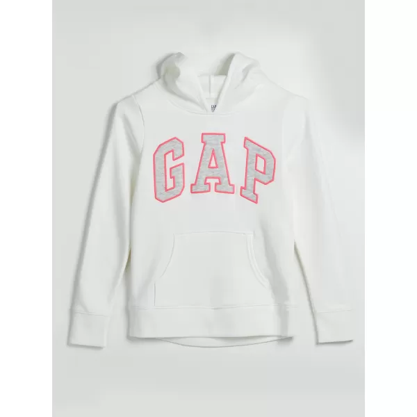  Gyermek pulóver GAP PULLOVER LOGO HOODIE 849381-11 ÚJ TÖRTFEHÉR 