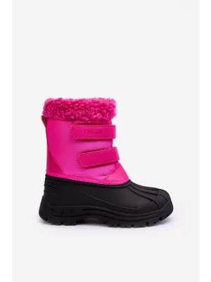 Gyermek téli cipő BIG STAR MM374112 FUCHSIA/BLACK Big Star Shoes