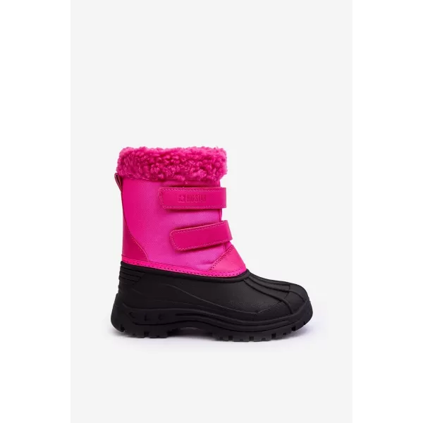  Gyermek téli cipő BIG STAR MM374112 FUCHSIA/BLACK Big Star Shoes 