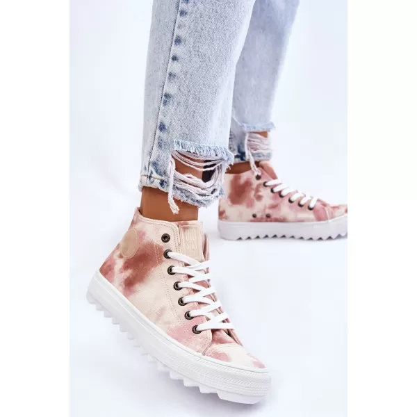  Női tornacipő BIG STAR LL274048 BEIGE/NUDE Big Star Shoes 