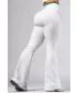 Magas derekú kiszélesedő leggings CLUB DOR 630 WHITE Nebbia