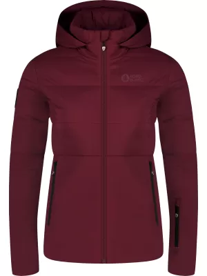 Női téli kabát NORDBLANC KNOLL NBWJL8272 BURGUNDIA