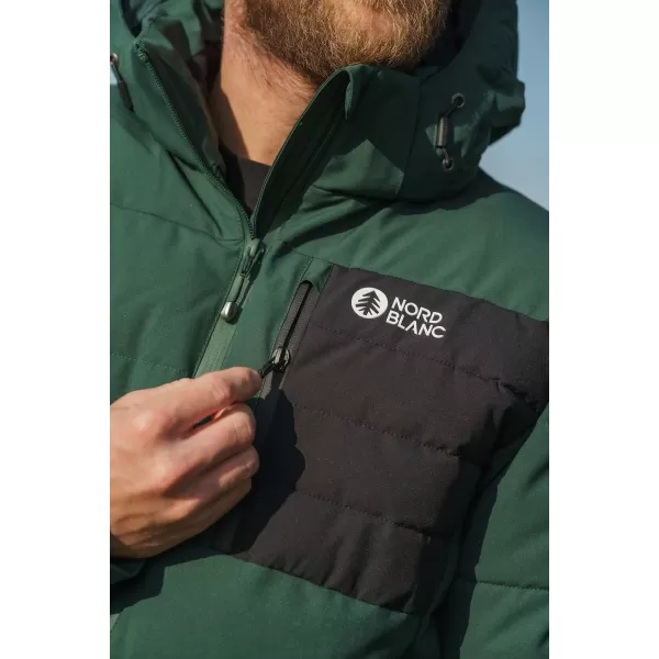  Férfi téli kabát NORDBLANC BRAMBLE NBWJM8258 SÖTÉTZÖLD 