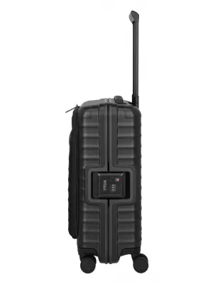 Bőrönd TITAN Overseas S Front pocket NADÁLYTŐ FEKETE