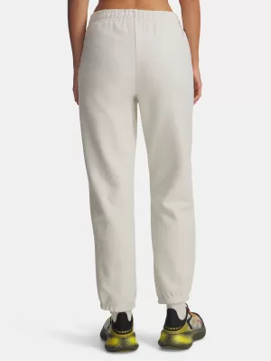 Női melegítőnadrág UNDER ARMOUR ICON TERRY VARSITY JOGGER 6004858-110 FEHÉR