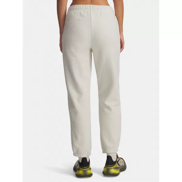  Női melegítőnadrág UNDER ARMOUR ICON TERRY VARSITY JOGGER 6004858-110 FEHÉR 