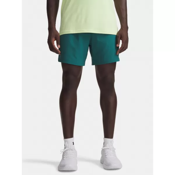  Férfi rövidnadrág UNDER ARMOUR VANISH WOVEN 6IN SHORTS 1373718-338 ZÖLD 