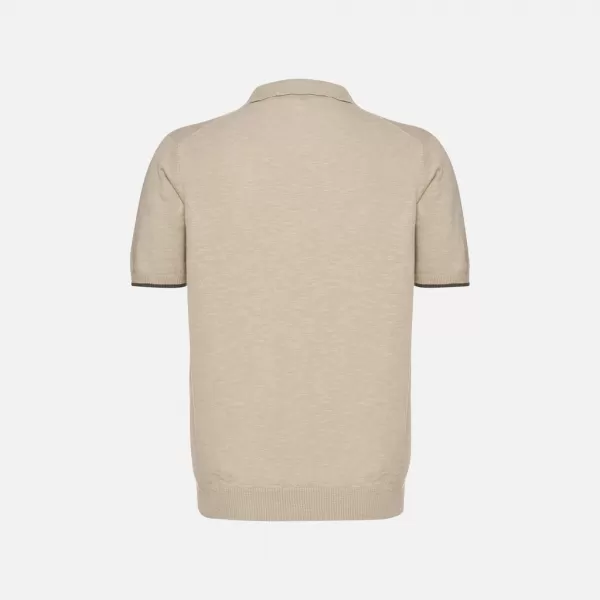 Férfi póló GEOX KNIT G012318 BÉZS 