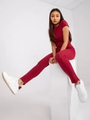 Női melegítőnadrág BASIC FEEL GOOD RV-DR-3589.06X BURGUNDIA