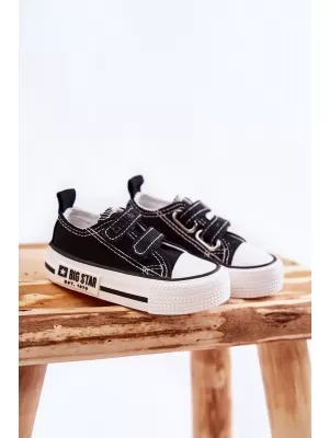Gyermek tornacipő BIG STAR KK374074 BLACK Big Star Shoes