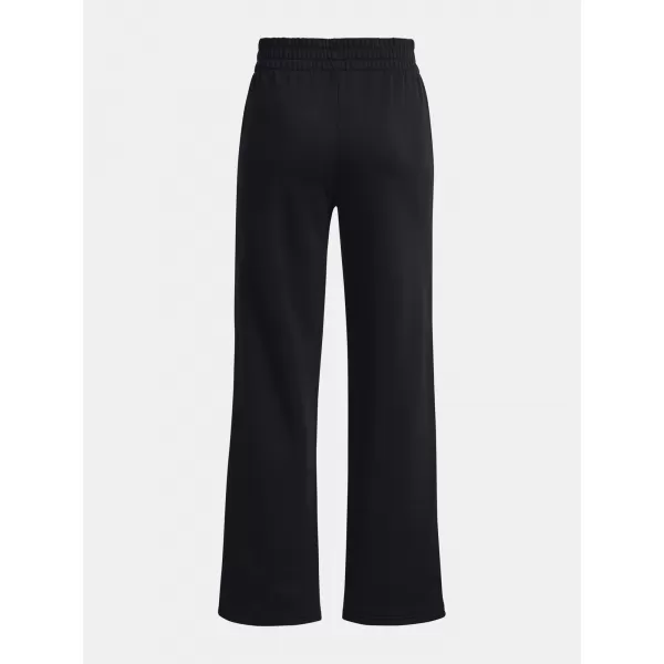  Női sportnadrág UNDER ARMOUR RIVAL FLC STRAIGHT PANT 1381847-001 FEKETE 