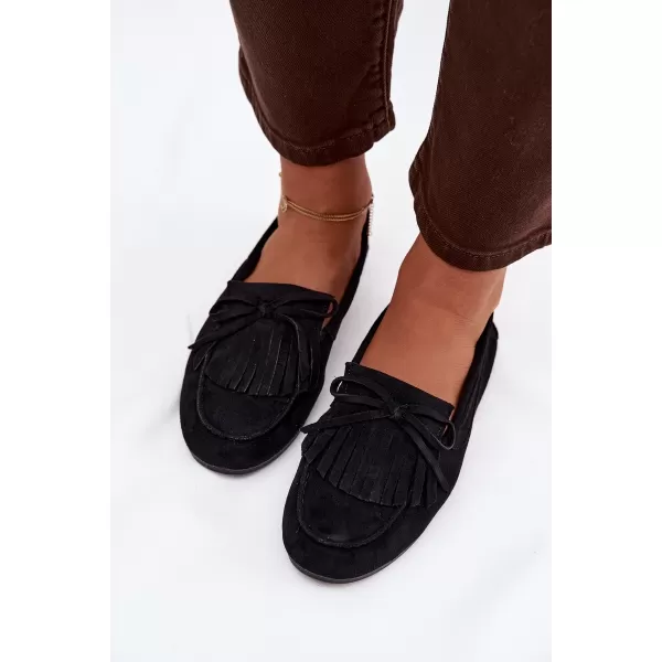  Női mokaszinok BOTO JANELISSE 41308 FEKETE 