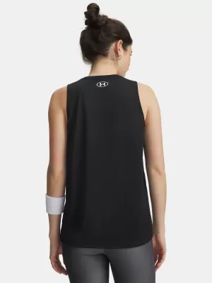 Női felső UNDER ARMOUR TECH TANK SOLID 1383655-001 FEKETE