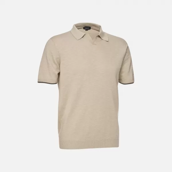  Férfi póló GEOX KNIT G012318 BÉZS 