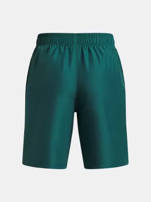 Fiú rövidnadrág UNDER ARMOUR UA TECH WOVEN WORDMARK SHORT 1383341-338 ZÖLD