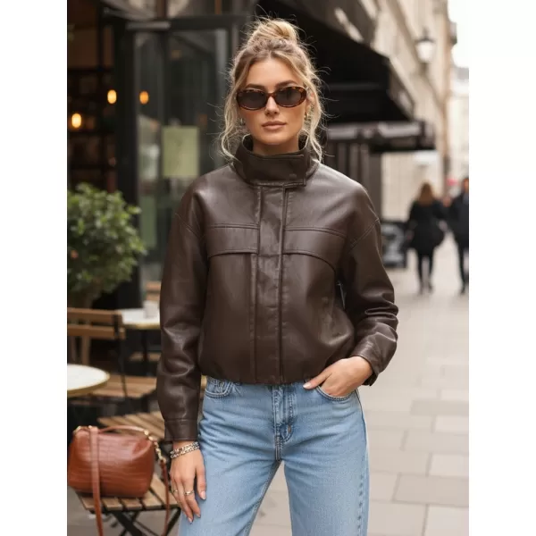  Női kabát DSTREET TY5650 BARNA 