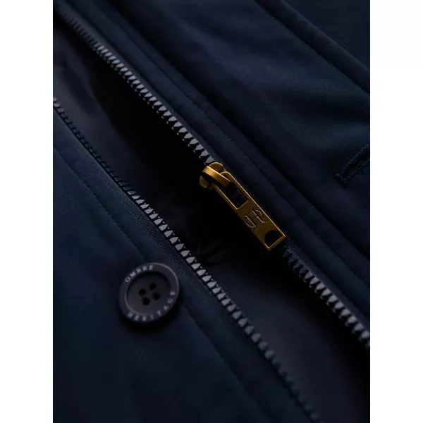  Férfi parka OMBRE OM-JAPJ-0287 SÖTÉTKÉK 